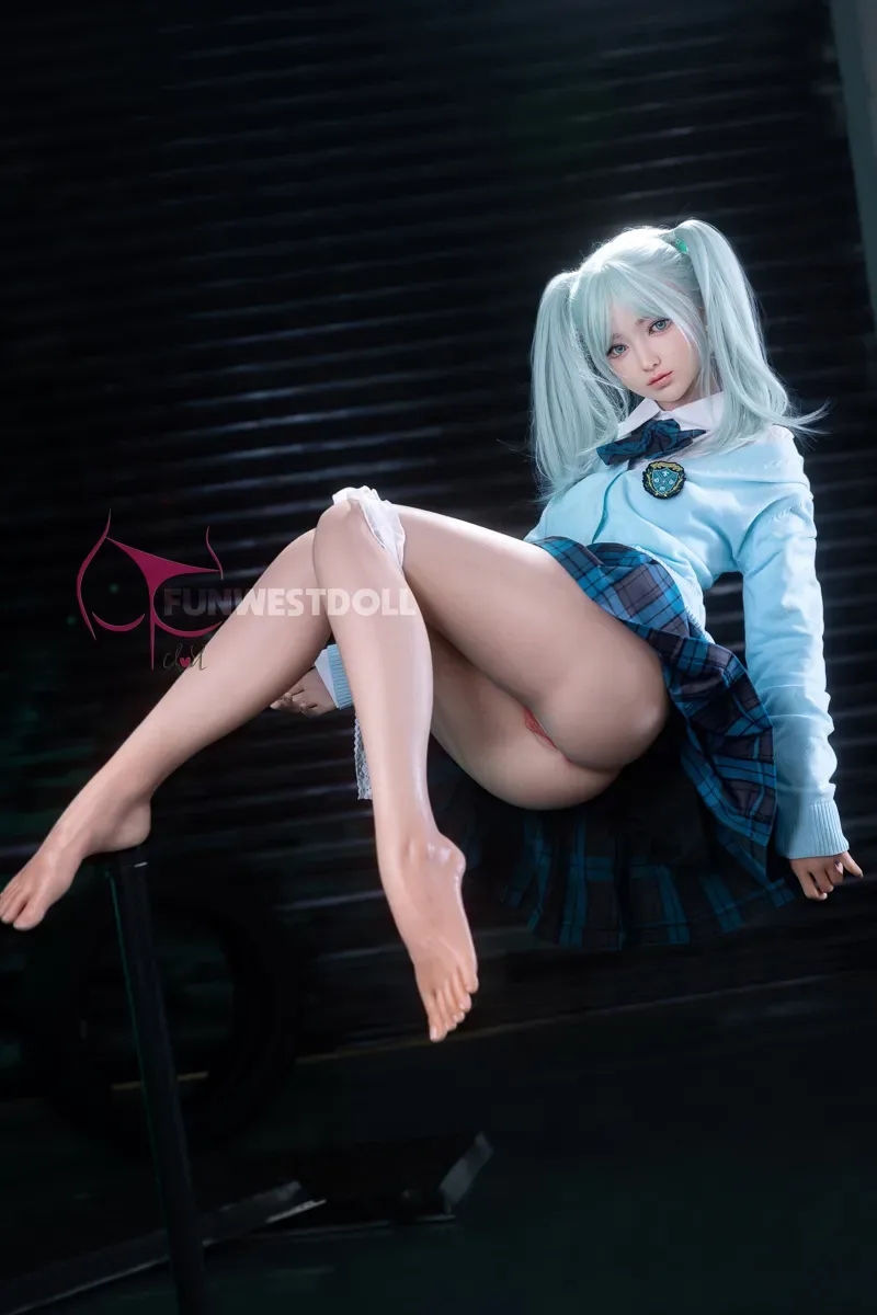 (EU STOCK) 5FT2/159CM A CUP SILICONE MIKU SEX DOLL - ANIME AMY view 3