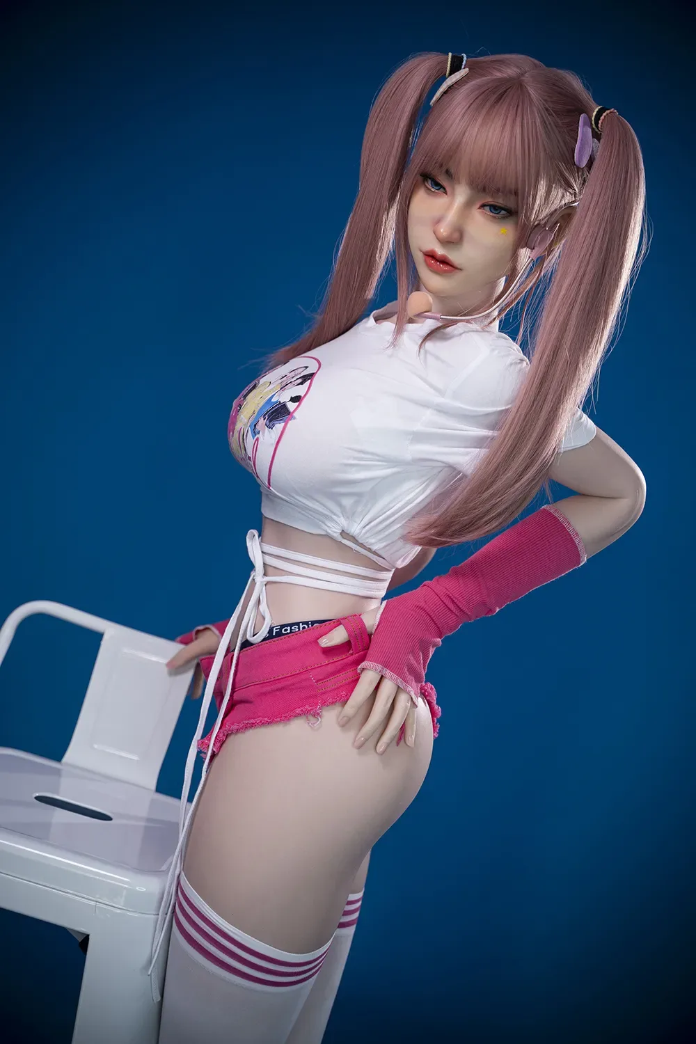 (US STOCK) 5FT3/163CM F CUP SILICONE SEX DOLL M5 WITH AUTO BLOWJOB - KAREN view 7