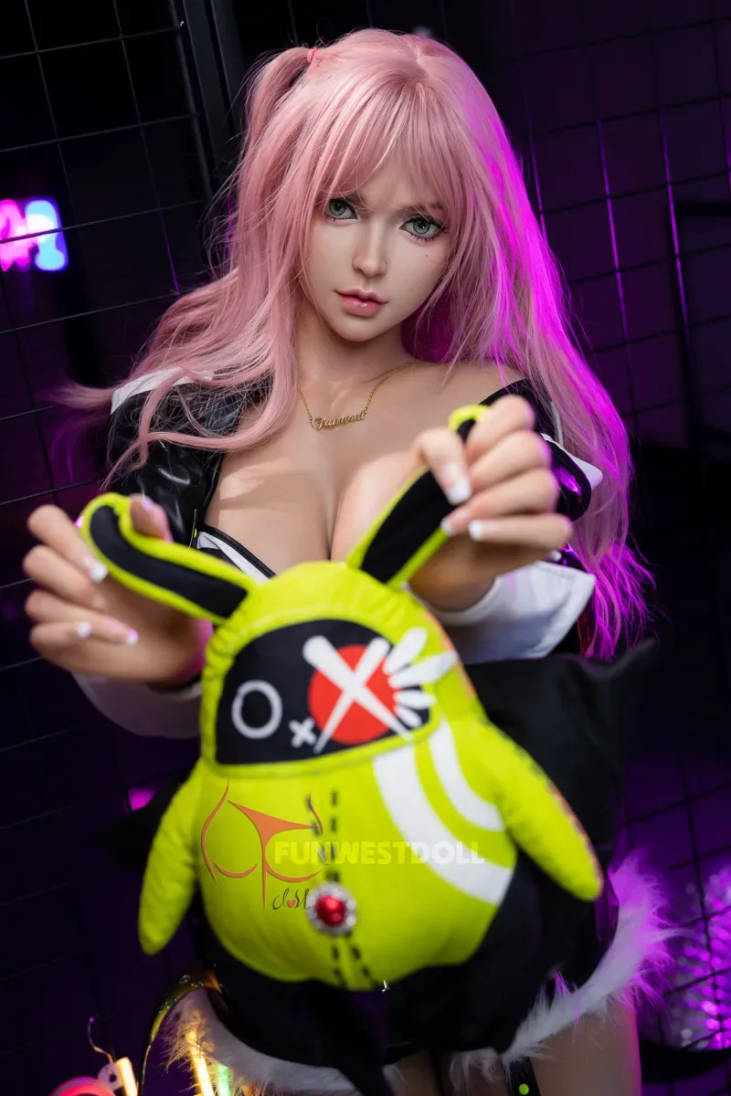 (EU STOCK) 5FT2/157CM G CUP SILICONE NICOLE DEMARA SEX DOLL - NATURAL LILY